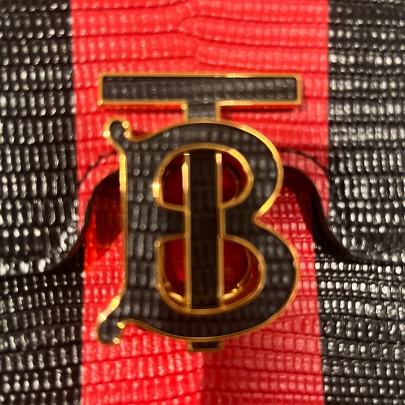 Burberry Embossed Leather Crossbody - Picture 6 of 16